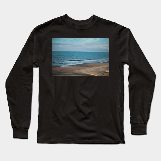 Aerial view of Myrtle Beach Long Sleeve T-Shirt by Carlosr1946